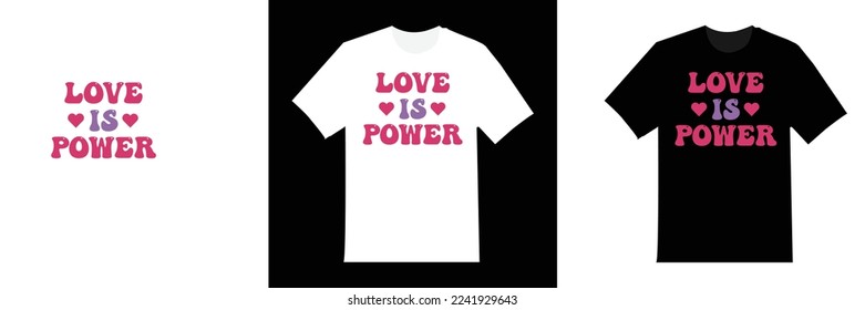 Simple T Shirt Design with Positive message