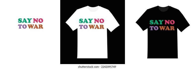 Simple T Shirt Design with Positive message