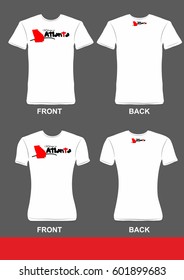 Simple T shirt design, Welcome to Atlanta