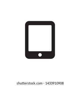 Simple tablet smart phone icon design vector