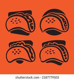 Simple Taco Logo for Logo Design Elements