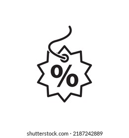 Simple Tag Price Icon, Vector Illustration