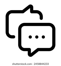 Simple Talk Show icon. The icon can be used for websites, print templates, presentation templates, illustrations, etc