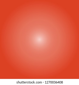 Simple Tango orange color themed metal radial gradient texture in square illustration in vector.