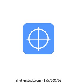 simple target icon design eps 10
