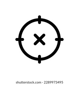 Simple Target Location icon combine. The icon can be used for: websites, print templates, presentation templates, illustrations, etc