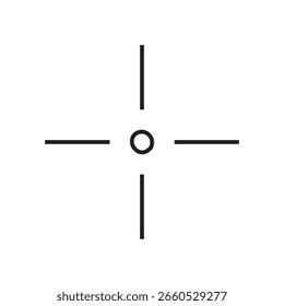 simple target symbol design element