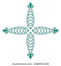 Einfaches Tattoo-Design-Konzept auf weißem Hintergrund.