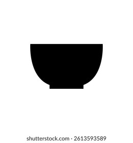 Simple tea bowl vector illustration