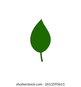 Simple tea leaves vector illustration