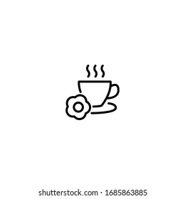 Simple of Tea Vector Line Icons. 