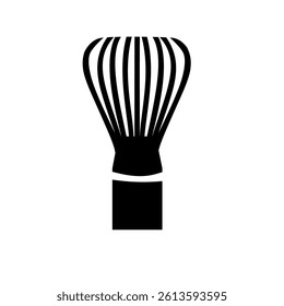 Simple tea whisk vector illustration