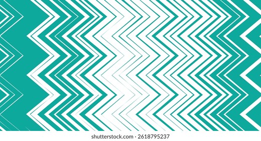 simple teal big to small tweak line zigzag pattern.