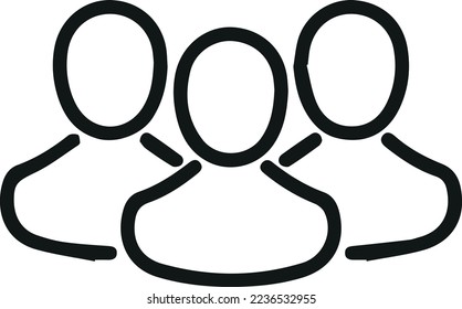 Icono de línea de equipo simple. Pictograma de paro. Ilustración vectorial aislada en un fondo blanco. Símbolo de calidad superior. Firma vectorial para aplicaciones móviles y sitios web.