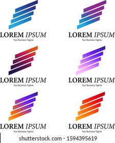 Simple technology logo. Vector logo design template. Abstract design. Branding identity vector logo. Corporate vector logo.