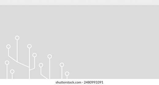 Simple technology theme background, electronic background, circuit, copy space area
