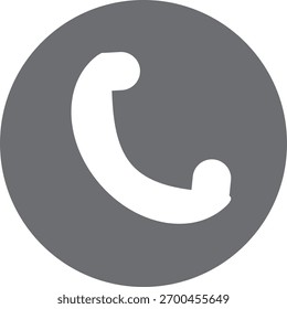 Una simple Imagen de Vector de íconos de teléfono.