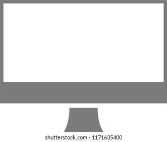 simple television logo vector