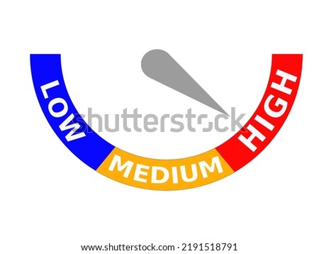 Simple temperature gauge vector illustration