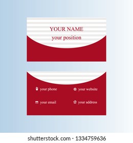 simple template for business cards
