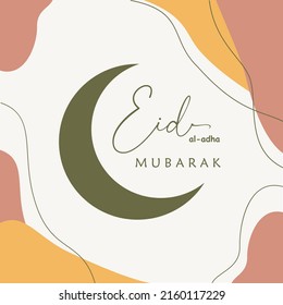 simple template commemorating Eid al-Adha celebration