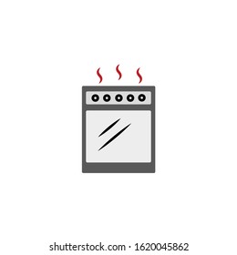 Simple template design for colored stove icons