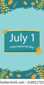 simple template for international day forest theme