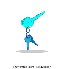 Simple template key icon design