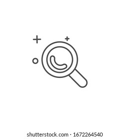 Simple template search icon design