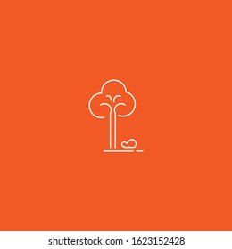 Simple template tree icon design