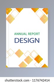 Simple Templates A4 with abstract for Business Presentation Publications Blank. Easy Editable. Layout of Cover and Page for Annual Report.Vector element illustration.