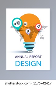 Simple Templates A4 with abstract for Business Presentation Publications Blank. Easy Editable. Layout of Cover and Page for Annual Report.Vector element illustration.