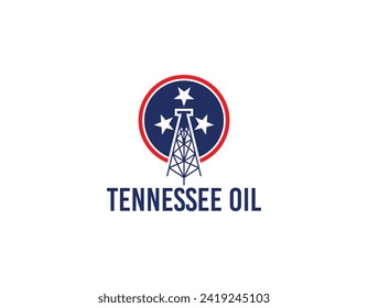 Simple Tennessee Oil Logo Design Template