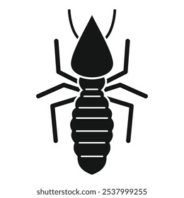 Simple termite icon, representing one of the worst household pests