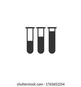 Simple Test Tube Vector Icon Design