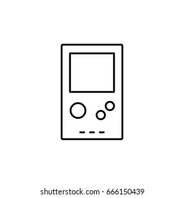 Simple tetris line icon. Icon for web or mobile interfaces.