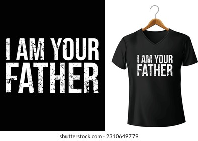 Simple Text based Father Day T-shirt Design.