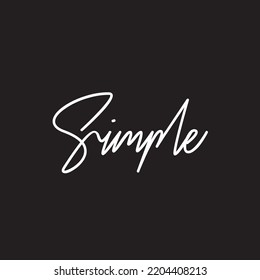 simple text in black Background