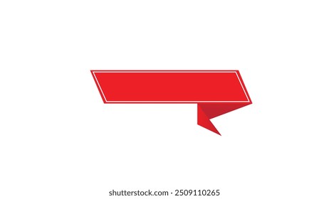 Simple text box design, simple text banner