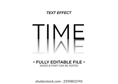 Simple Text Design with Clean Lines