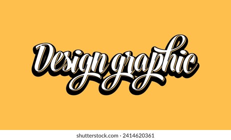 Diseño gráfico de la tipografía de texto simple. ilustración vectorial