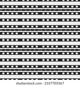 Simple  texture. Black and white color. seamless repeating pattern. Minimalistic background. Monochrome art. 