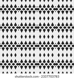 Simple  texture. Black and white color. seamless repeating pattern. Minimalistic background. Monochrome art. 