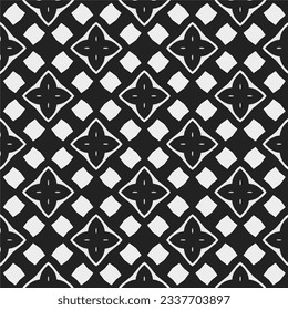 Einfache Textur. Schwarz-Weiß-Farbe. nahtloses Wiederholmuster. Minimalistischer Hintergrund. Monochrome Kunst. 
