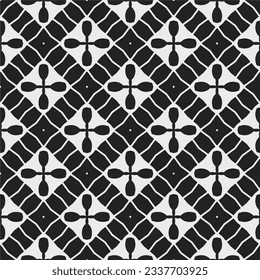 Simple  texture. Black and white color. seamless repeating pattern. Minimalistic background. Monochrome art. 