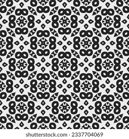 Simple  texture. Black and white color. seamless repeating pattern. Minimalistic background. Monochrome art. 