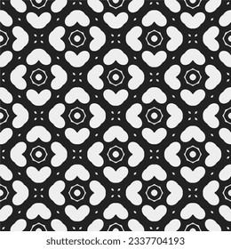 Simple  texture. Black and white color. seamless repeating pattern. Minimalistic background. Monochrome art. 