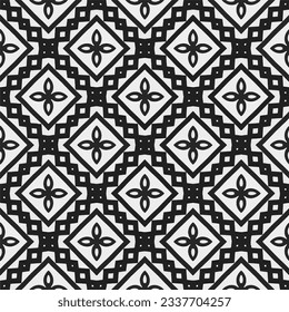 Simple  texture. Black and white color. seamless repeating pattern. Minimalistic background. Monochrome art. 