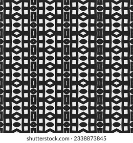 Simple  texture. Black and white color. seamless repeating pattern. Minimalistic background. Monochrome art. 