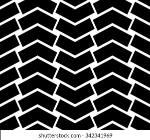 Simple texture, pattern with alternating shapes. Abstract herringbone pattern. Vector art.